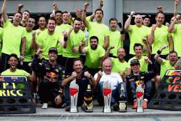 Кристиан Хорнер: "В Red Bull Racing не ожидали победного дубля в Малайзии"